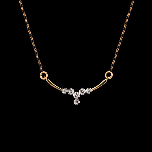 14K Yellow Gold Diamond Tanmaniya - 0.24ct SI-IJ