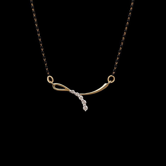 14K Yellow Gold Diamond Tanmaniya - 0.24ct VS-JK
