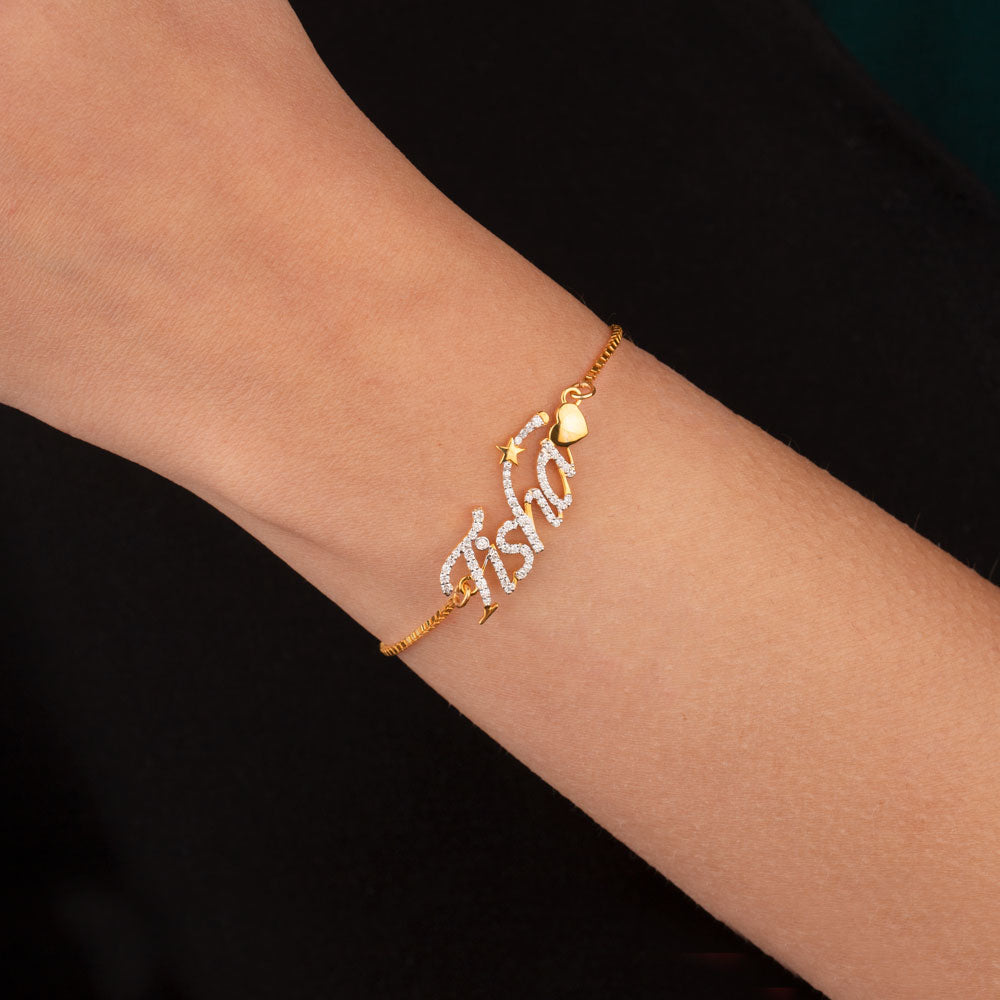 14K Yellow Gold Diamond Bracelet - 0.32ct VVS-VS-GH