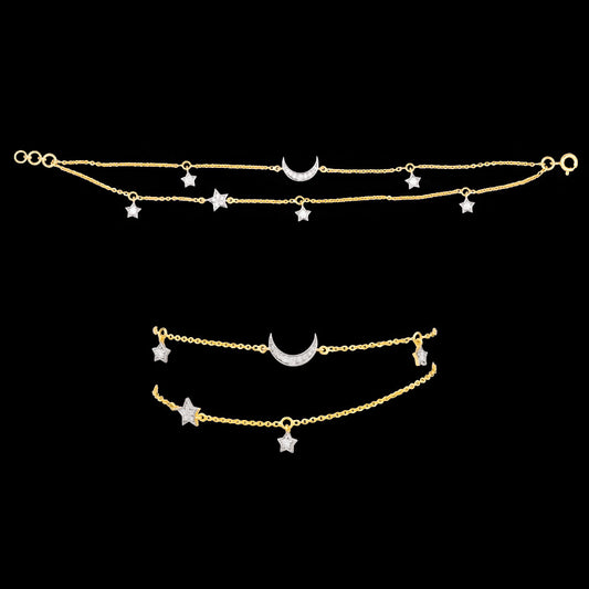 18K Yellow Gold Diamond Bracelet - 0.307ct VS-GH