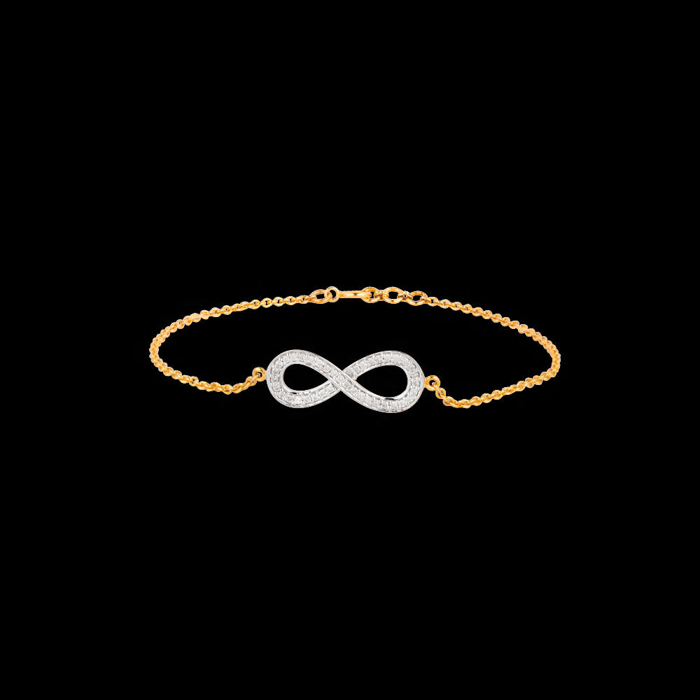 14K Yellow Gold Diamond Bracelet - 0.23ct SI-GH