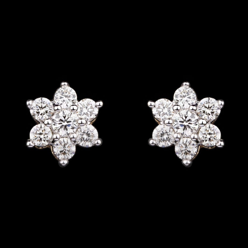 14K Yellow Gold Diamond Earrings - 0.35ct SI-IJ