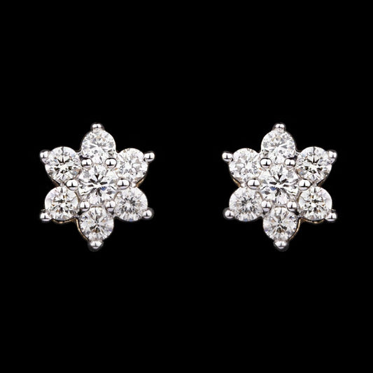 14K Yellow Gold Diamond Earrings - 0.35ct SI-IJ