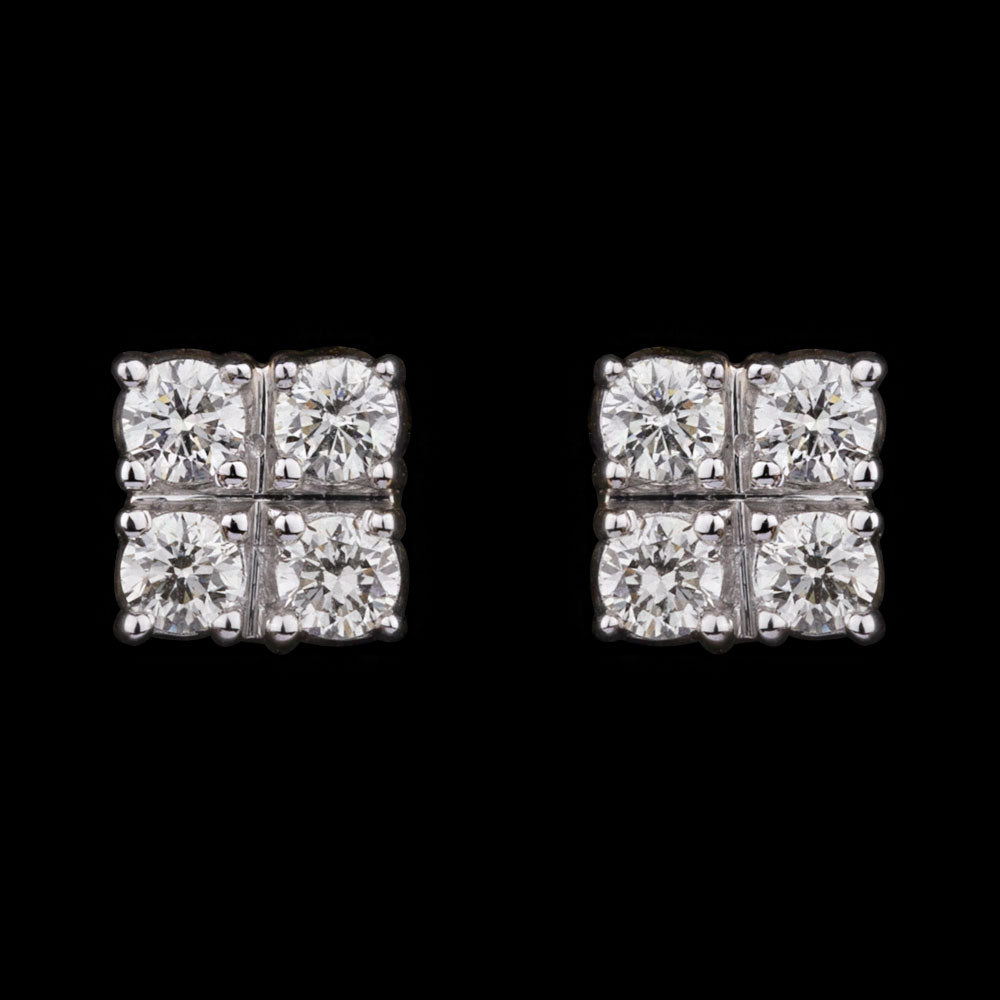 14K Yellow Gold Diamond Earrings - 0.31ct SI-IJ