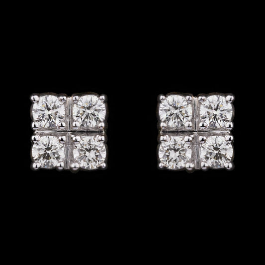 14K Yellow Gold Diamond Earrings - 0.31ct SI-IJ