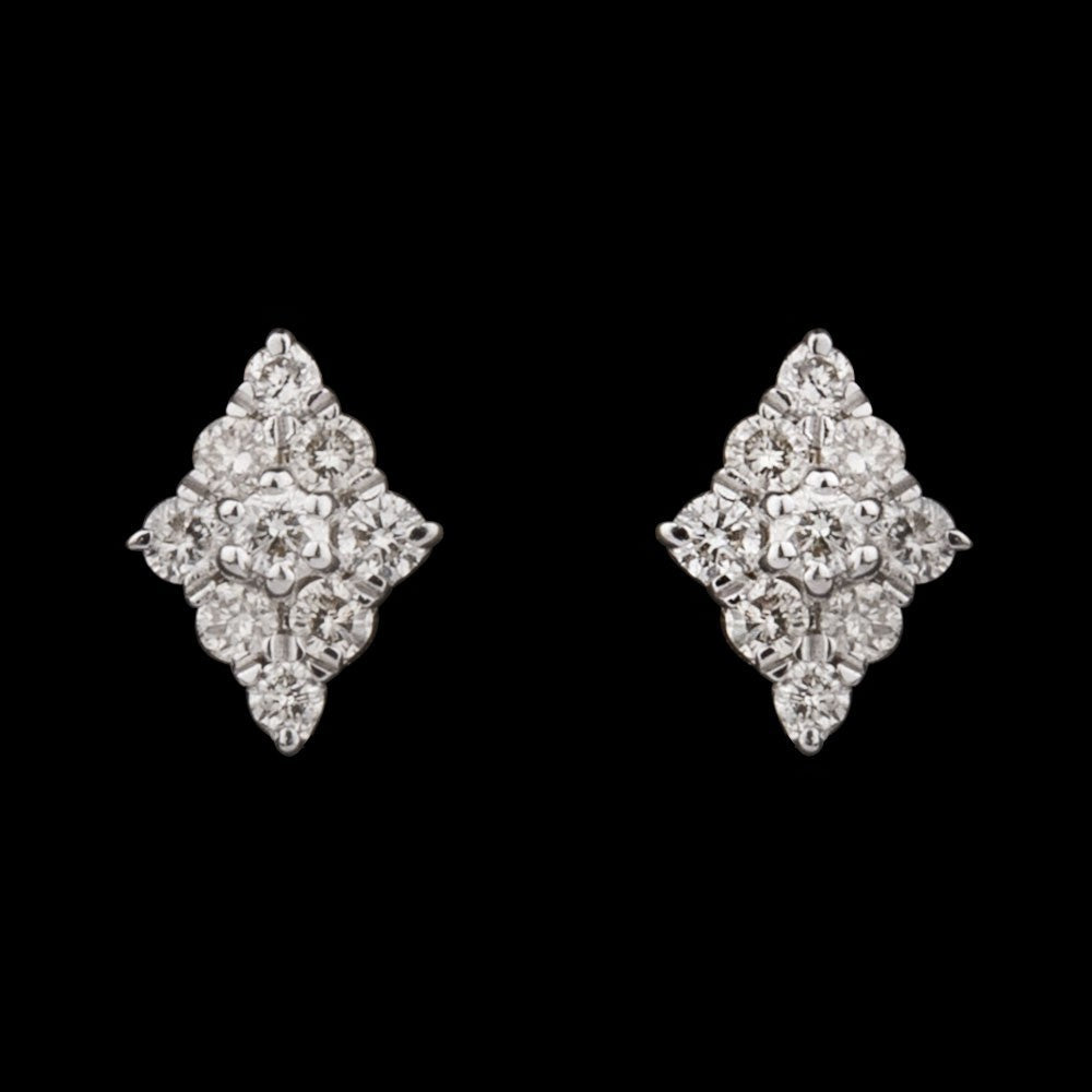 14K Yellow Gold Diamond Earrings - 0.14ct SI-IJ