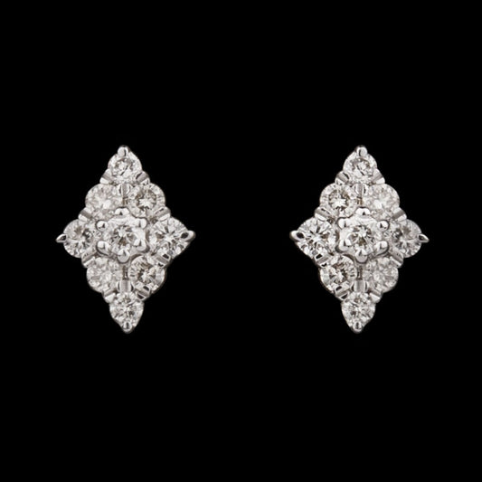 14K Yellow Gold Diamond Earrings - 0.14ct SI-IJ
