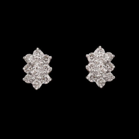 14K Yellow Gold Diamond Earrings - 0.12ct SI-IJ