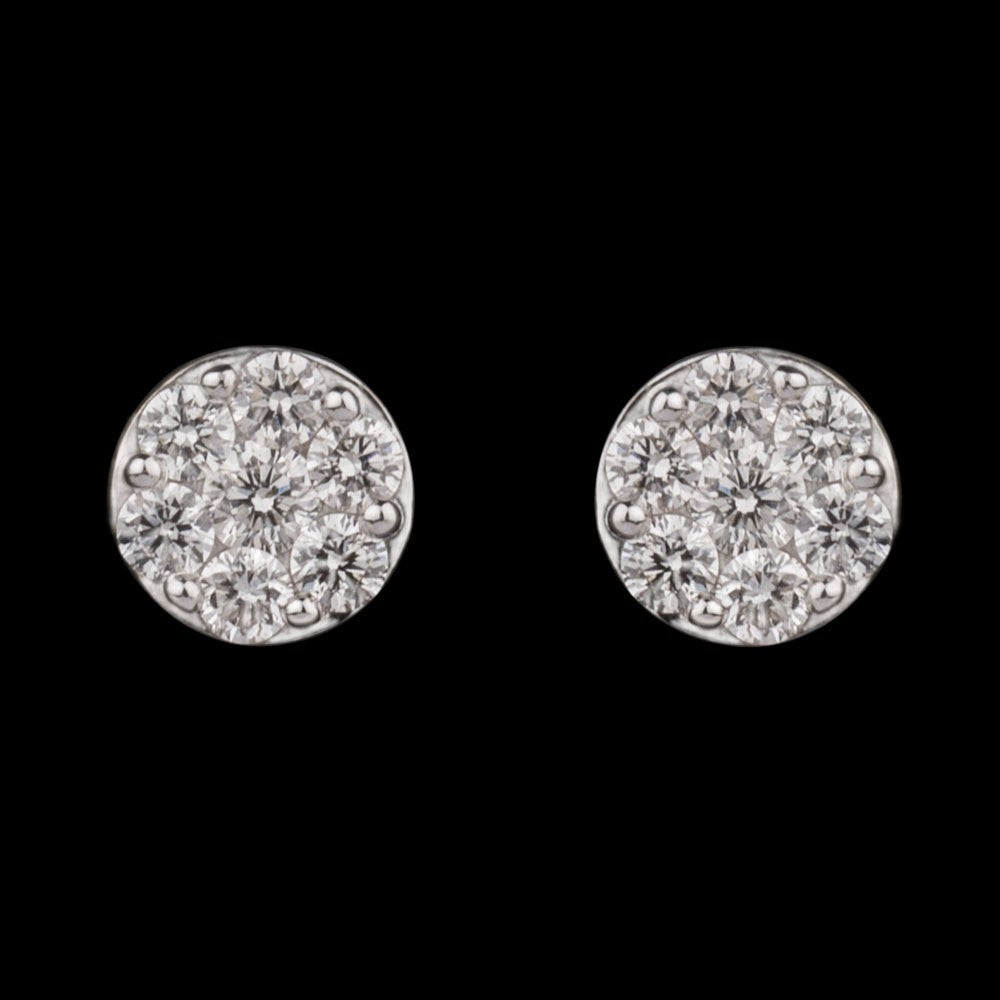 14K Yellow Gold Diamond Earrings - 0.32ct VS-GH