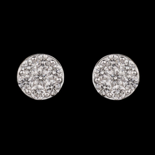 14K Yellow Gold Diamond Earrings - 0.32ct VS-GH