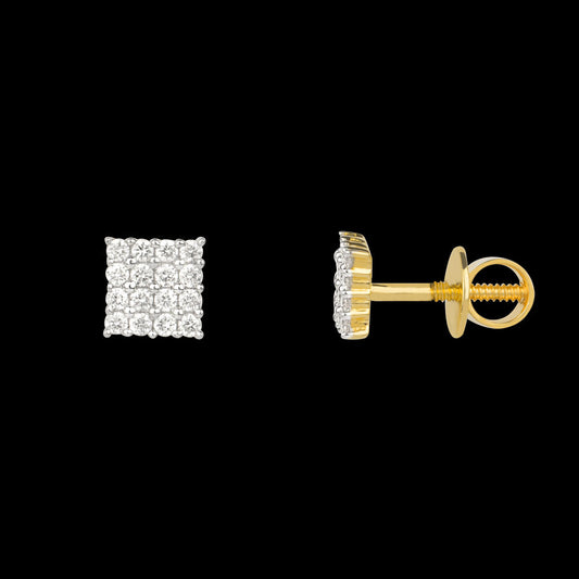 14K Yellow Gold Diamond Earrings - 0.31ct VVS-VS-HI