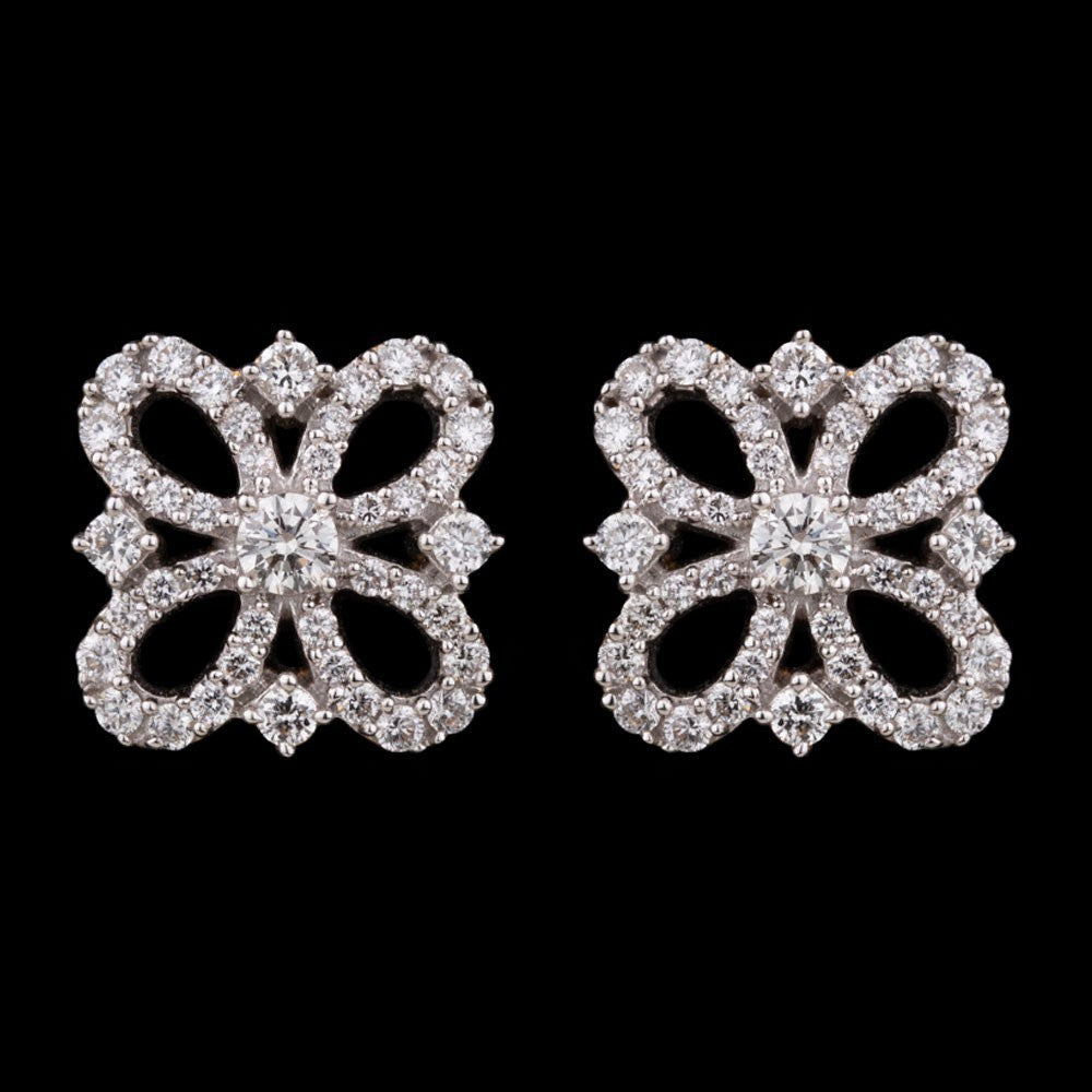 18K Yellow Gold Diamond Earrings - 0.55ct VS-GH