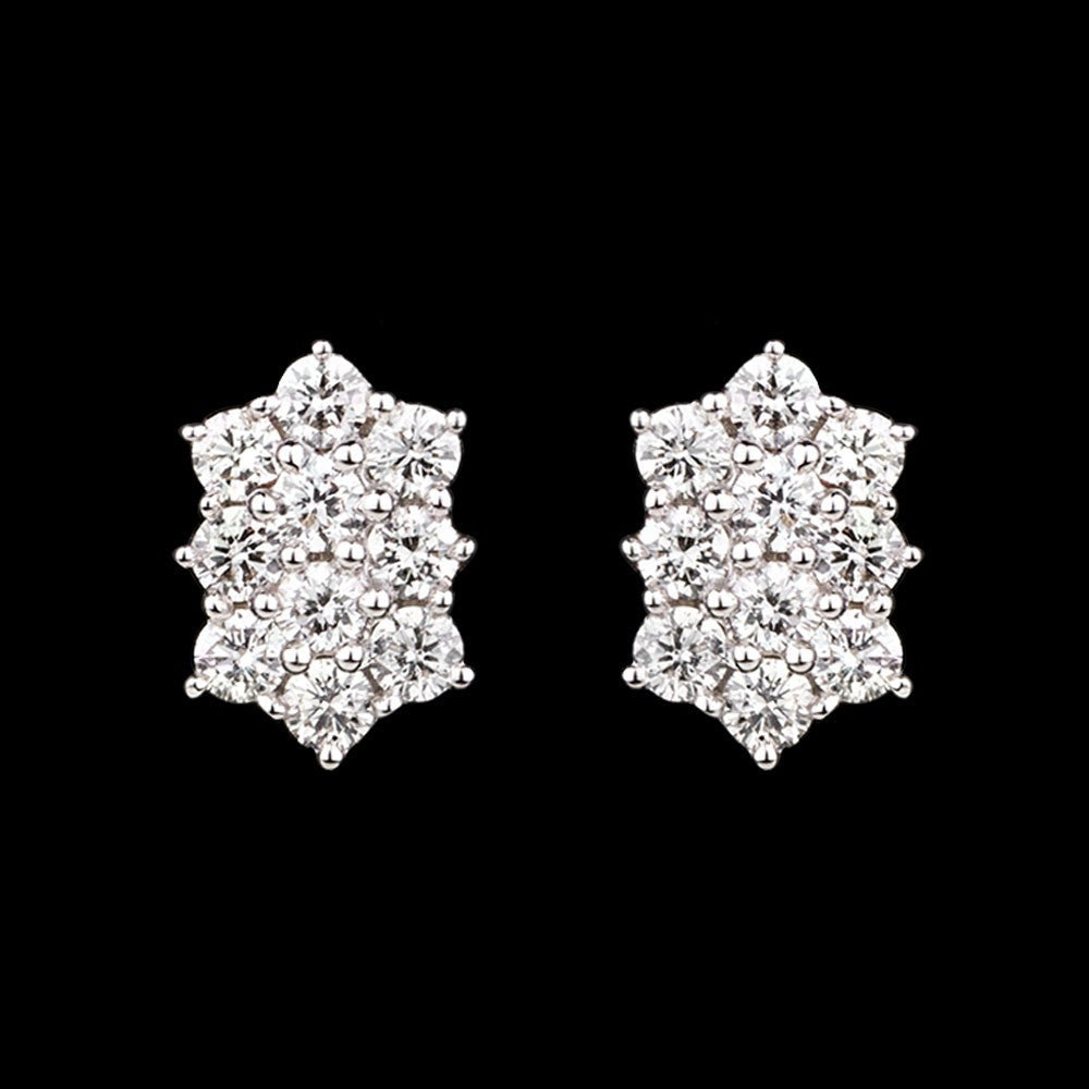 18K Yellow Gold Diamond Earrings - 0.352ct VS-GH