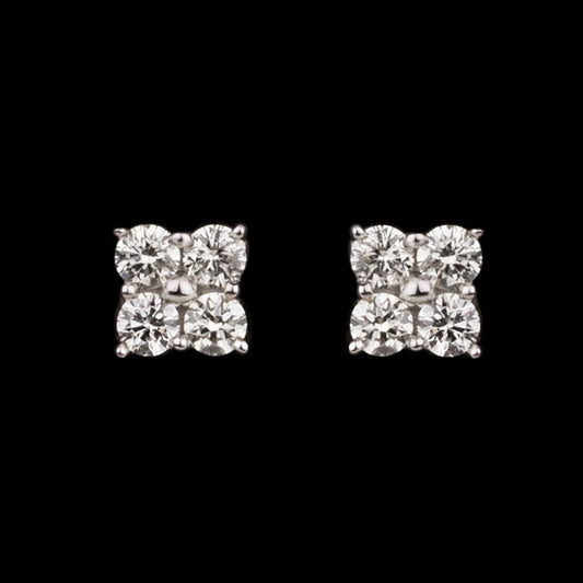 14K Yellow Gold Diamond Earrings - 0.24ct VVS-VS-IJ