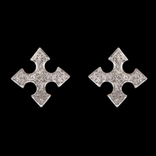 14K Yellow Gold Diamond Earrings - 0.19ct SI-IJ
