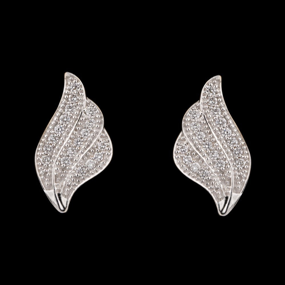 18K Yellow Gold Diamond Earrings - 0.19ct VS-GH