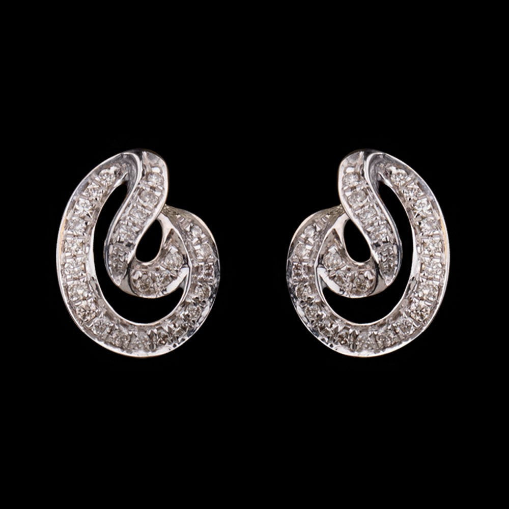 14K Yellow Gold Diamond Earrings - 0.17ct SI-IJ
