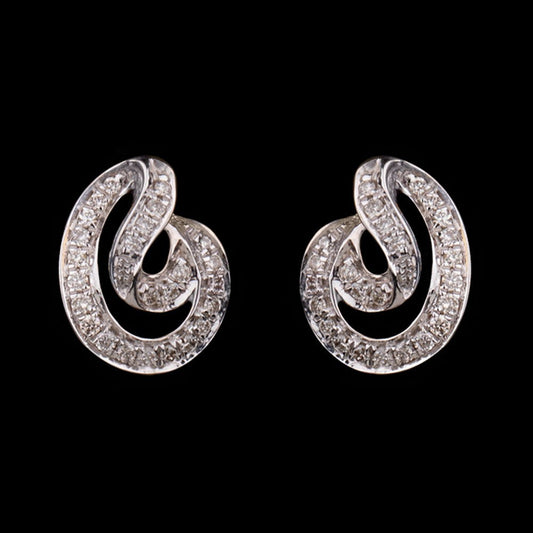 14K Yellow Gold Diamond Earrings - 0.17ct SI-IJ