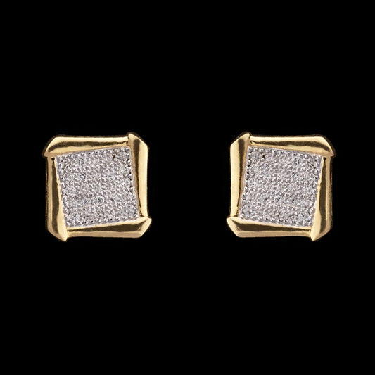 14K Yellow Gold Diamond Earrings - 0.26ct SI-IJ