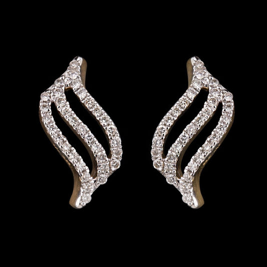 14K Yellow Gold Diamond Earrings - 0.25ct SI-IJ