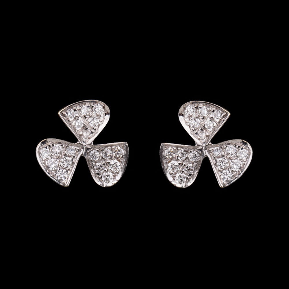 14K Yellow Gold Diamond Earrings - 0.25ct VS-GH