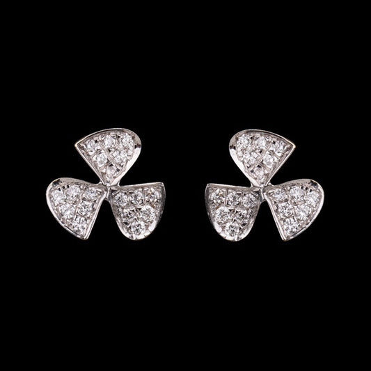 14K Yellow Gold Diamond Earrings - 0.25ct VS-GH