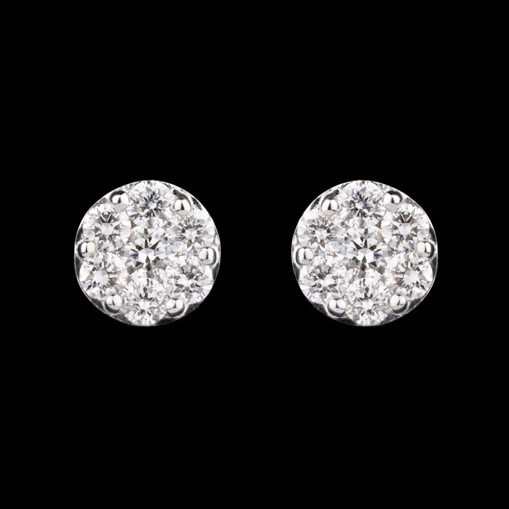 14K Yellow Gold Diamond Earrings - 0.3ct SI-GH