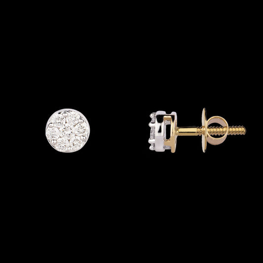 18K Yellow Gold Diamond Earrings - 0.287ct VVS-VS-IJ