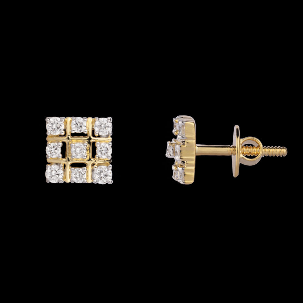 14K Rose Gold Diamond Earrings - 0.43ct VS-IJ