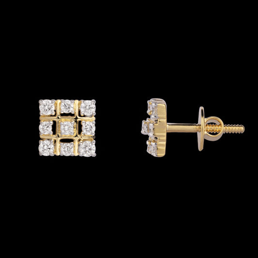 14K Rose Gold Diamond Earrings - 0.43ct VS-IJ