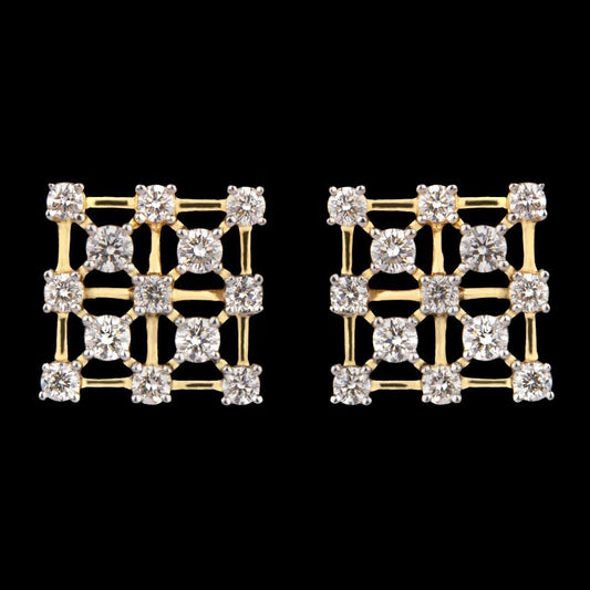 14K Yellow Gold Diamond Earrings - 0.41ct VS-GH