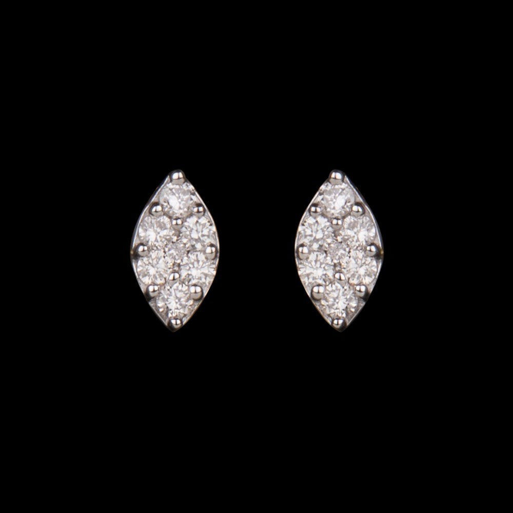 14K Yellow Gold Diamond Earrings - 0.13ct SI-IJ