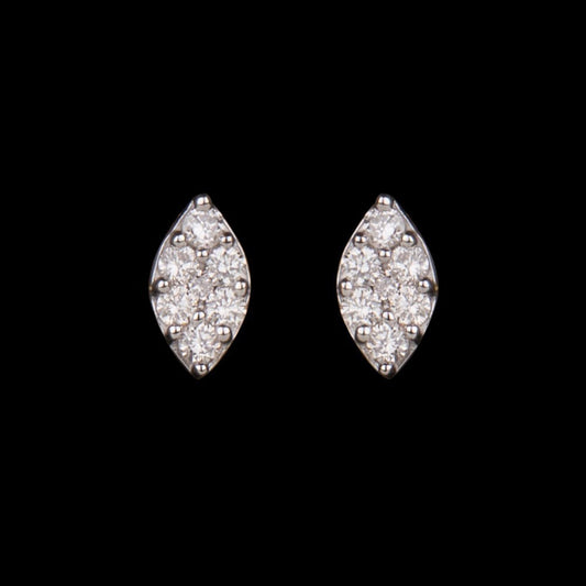 14K Yellow Gold Diamond Earrings - 0.13ct SI-IJ