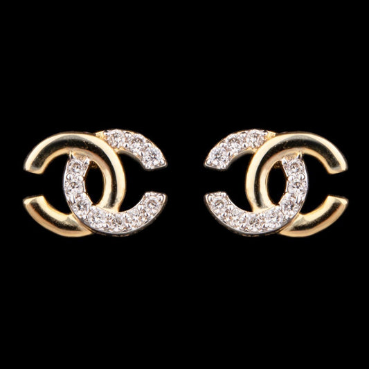 14K Yellow Gold Diamond Earrings - 0.14ct SI-IJ