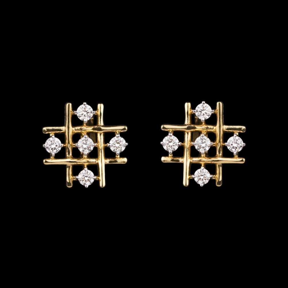 14K Rose Gold Diamond Earrings - 0.32ct VS-IJ