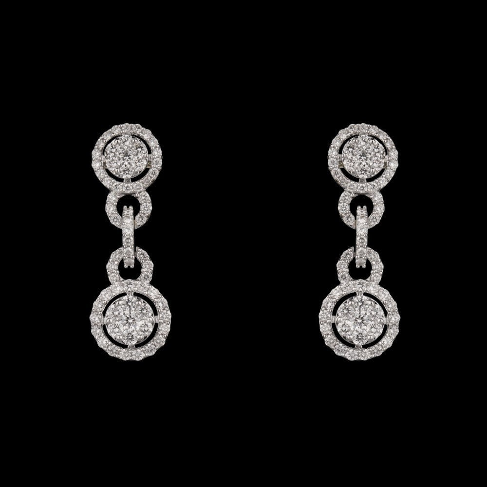14K Yellow Gold Diamond Earrings - 1.19ct VVS-VS-GH