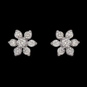 14K Yellow Gold Diamond Earrings - 0.16ct VVS-VS-HI