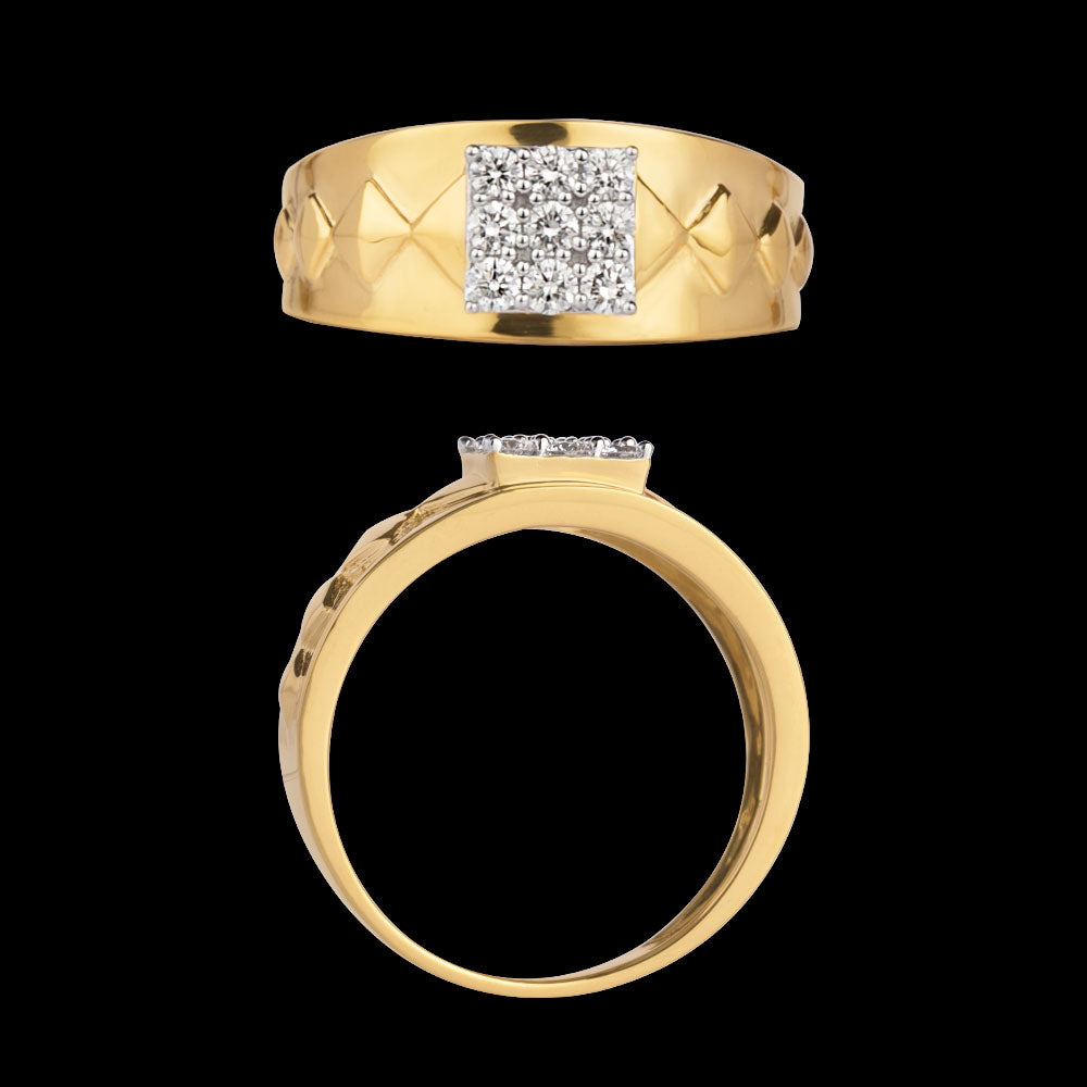 18K Yellow Gold Diamond Jewellery - 0.392ct VVS-EF