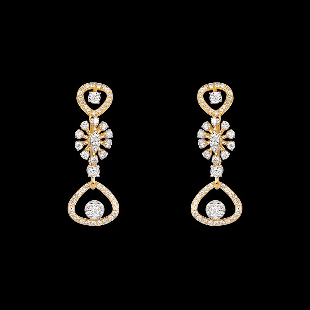 18K Rose Gold Diamond Jewellery - 1.121ct VVS-VS-GH
