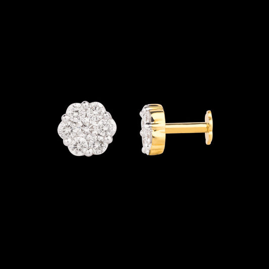 14K Yellow Gold Diamond Nosepin - 0.34ct SI-IJ
