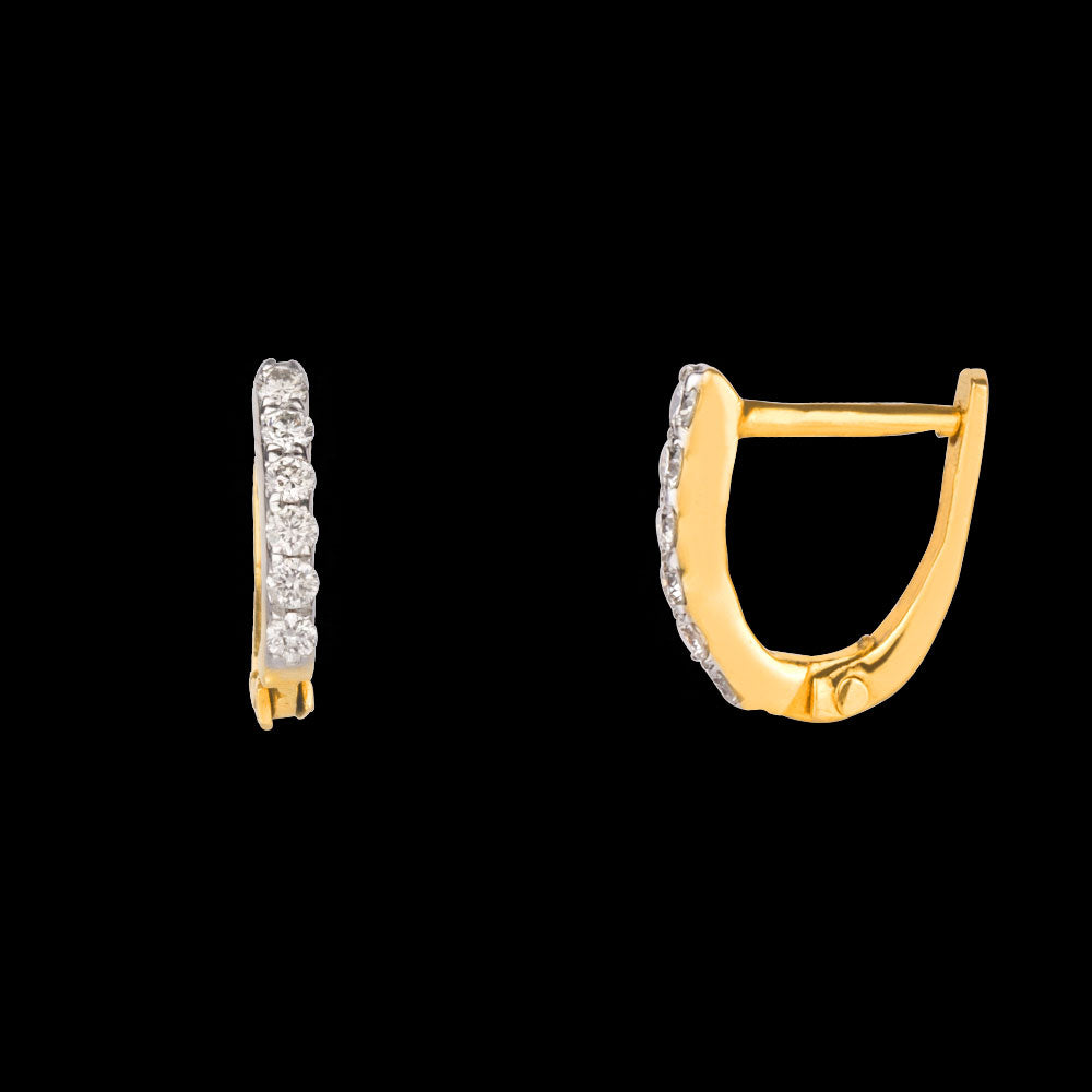 14K Yellow Gold Diamond Nosepin - 0.05ct SI-IJ