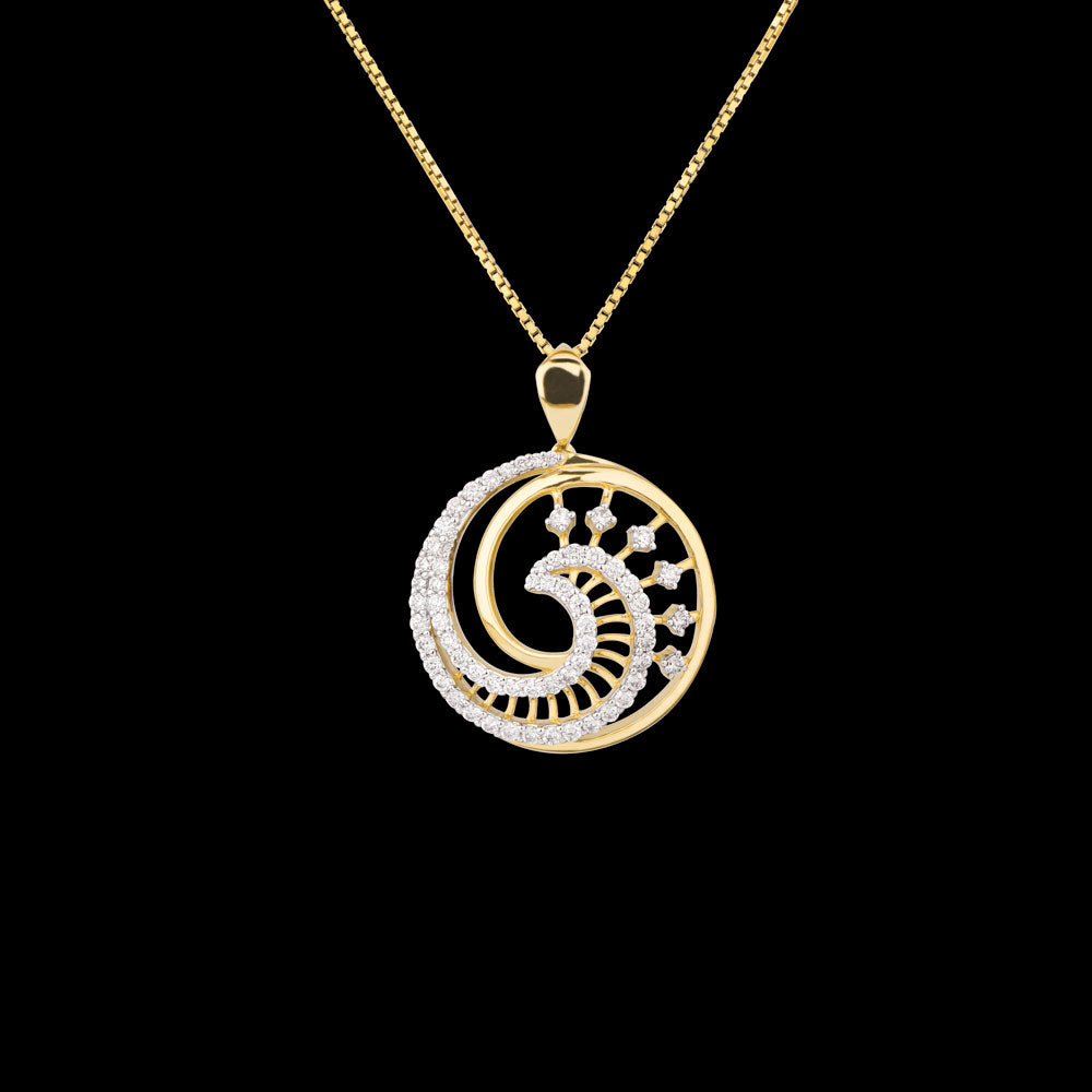 18K Rose Gold Diamond Pendant - 0.66ct VVS-VS-GH