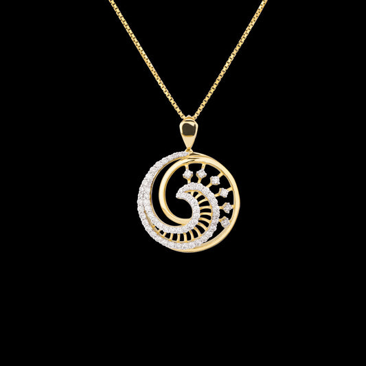 18K Rose Gold Diamond Pendant - 0.66ct VVS-VS-GH
