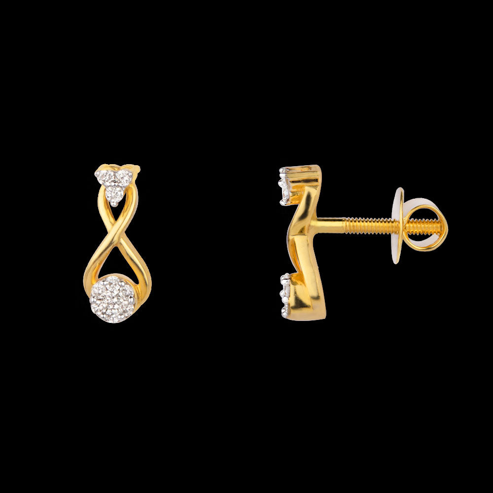 14K Yellow Gold Diamond Jewellery - 0.11ct SI-IJ