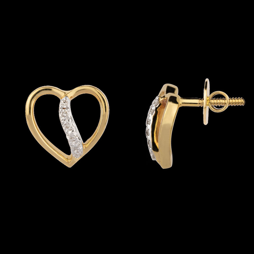 18K Yellow Gold Diamond Jewellery - 0.06ct SI-IJ