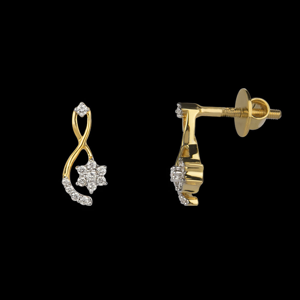 14K Yellow Gold Diamond Jewellery - 0.16ct SI-IJ