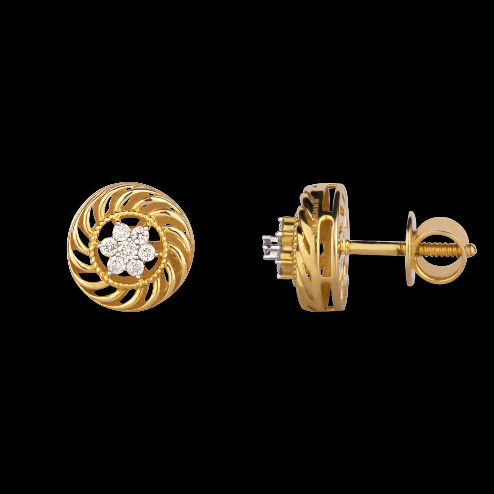 14K Yellow Gold Diamond Jewellery - 0.16ct SI-IJ