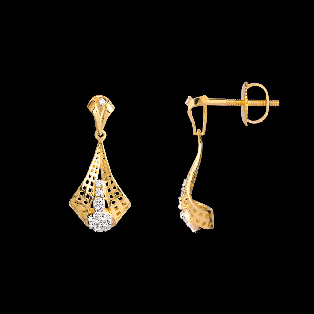 18K Yellow Gold Diamond Jewellery - 0.364ct VVS-VS-GH