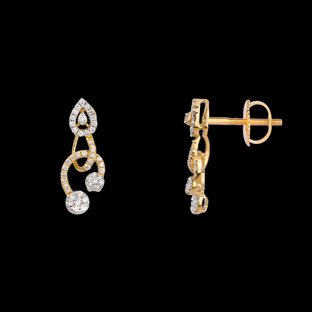 14K Yellow Gold Diamond Jewellery - 0.448ct VVS-VS-HI