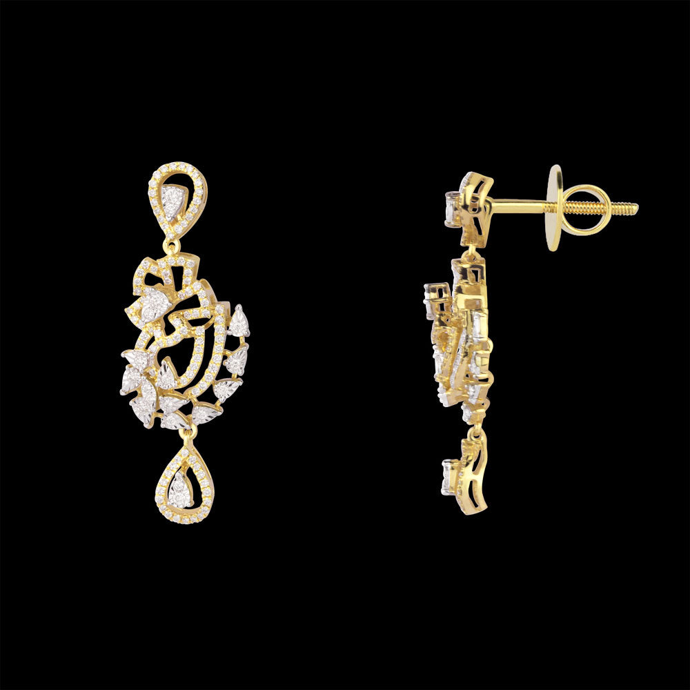 18K Yellow Gold Diamond Jewellery - 1.08ct VVS-VS-HI